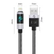 Orico LDA2L USB-A to Lightning Cable 12W with LED Display 0.5m - Black and Silver