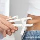 Body fat caliper white