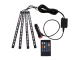 LED Car Interior Lighting with Remote Control (4 x 12 LED)