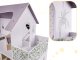 Liela Bērnu Spēļu MDF Koka Leļļu Māja ar Mēbelēm Piederumiem, 70cm | Play Dollhouse with Furniture