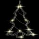 Wall Window LED Light Luminous Christmas Decoration \"Christmas tree\", 20x16cm