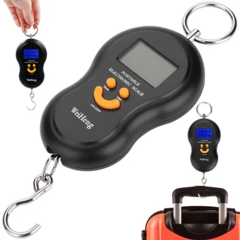 Digital Hanging Scale for Fishing and Luggage with LCD Display 50kg