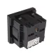 Type E Power Socket Maclean MCE718B for Glass Frames, Black