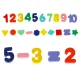 Kids Toddler Educational Toy Shape Digit Alphabet Sorter Puzzle 3in1 (13x36 cm)