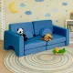 Ecotoys TMSRT-15-NB Modular Kids Sofa 10 Pieces Blue