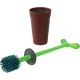 Alessi Merdolino Toilet Brush Head ASG04, Green