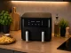 Air Fryer 15L 2400W Dual Basket, 6 Modes, Black