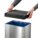 Hailo Big-Box Swing XL 52L Waste Bin with Swing Lid, Stainless Steel