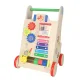 Educational pusher, walker, wooden 6-in-1