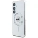Karl Lagerfeld Button Karl Head MagSafe Case for Samsung Galaxy S25 White