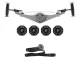 Fitness Resistance Expander, 4 Resistance Levels, Grey