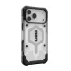 UAG Pathfinder Clear MagSafe Phone Case Cover iPhone 17 Pro Max - White and Gray