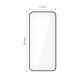 Tech-Protect Glass Fit+ Tempered Glass for Xiaomi Redmi 15 4G / 5G (2-Pack), Black