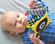 Mīksts Pieskāriena Buklets Sensora Grāmata Mazuļiem Bērniem \"Aita\", Krāsaina | Baby Soft to Touch Sensory...