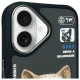 Nimmy Cool&Cute 2.0 Dog Case for iPhone 16 6.1\", Black