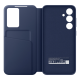 Samsung Galaxy S24 FE ( SM-S721B/DS ) Smart Clear View Cover with Display, Blue (EF-ZS721CLEGWW)