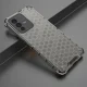 Hybrid Armored Case for Vivo V23 5G Honeycomb with Gel Frame, Black
