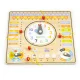 Ecotoys ESC-W-036 Wooden Educational Board - Calendar and Clock