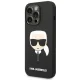 Karl Lagerfeld Silicone Karl\'s Head Case for iPhone 14 Pro Max, Black