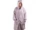 Oversize Blanket Hoodie with Hood, Fuchsia