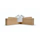 Krinner Kopenhagen Christmas tree stand up to 2.5 m, white/brown