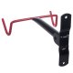 Maclean MC-430 Wall-Mounted Bike Rack, Steel, 30kg, Black/Red