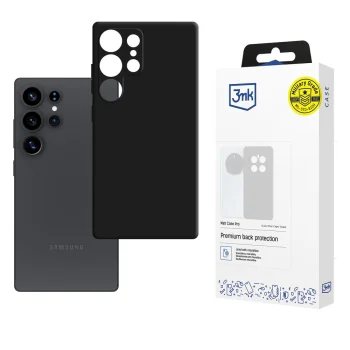 3mk Matt Case Pro for Samsung Galaxy S25 Ultra Matte Black