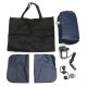 Inflatable Car Air Bed Back Seat Rest Foldable Mattress for Travel Camping, Black