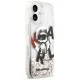 Karl Lagerfeld Liquid Glitter Choupette MagSafe Case for iPhone 17 Clear