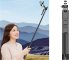 Selfie Stick with Tripod and Bluetooth Remote, 178 cm, Black