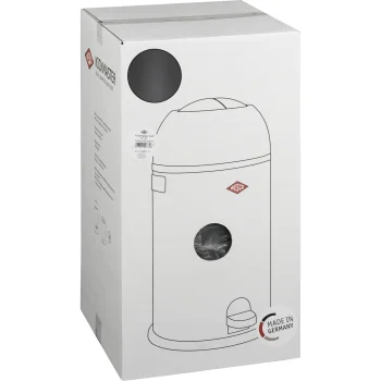Wesco Kickmaster Soft Pedal Trash Bin 33L, Matt Graphite