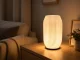 Decorative Table Lamp and Vase 2-in-1 LED RGB with Remote, Ecru