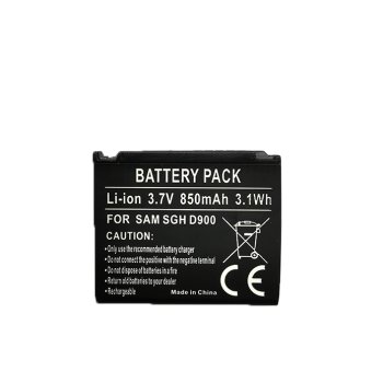 Samsung Phone Battery for D900 D908 E780 E788, 850mAh