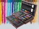 Art Painting and Drawing Set in Wooden Case, 143 Pieces