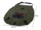 Portable Camping Solar Shower with Thermometer, 20L, Green