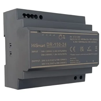 Power Supply 24V 6.25A 150W DIN Rail