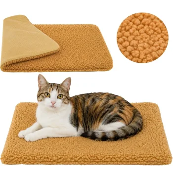 Self-Heating Mat for Dogs and Cats, Brown, 56x44 cm