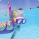 Bestway 24035-03 Snorkeling Set (Mask and Snorkel), Pink
