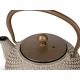 Bredemeijer Jiangxi 153203 0.7L Cast Iron Teapot with Filter, Beige