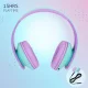 PowerLocus P2 Kids Wireless Headphones, Turquoise/Purple