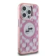 Karl Lagerfeld iPhone 15 Pro Case IML Monogram Karl & Choupette MagSafe, Pink