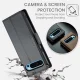 Google Pixel 9 Pro XL CASEME Wallet Magnetic Leather Case Cover, Black
