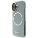Guess IML Gradient Script Metal MagSafe Case for iPhone 17 - White