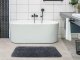 3-Piece Bathroom Rug Set, Anti-Slip, Blue