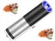 Electric Gravity Salt and Pepper Grinder, Blue LED