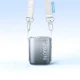 Jisulife Neck Fan 5 4500mAh Portable Mini Fan with Lanyard, Black