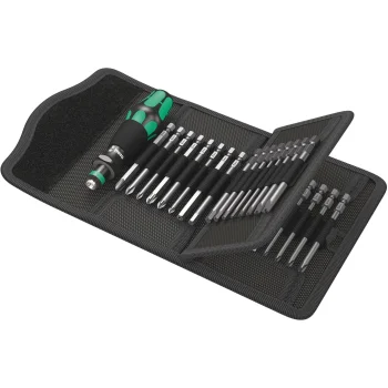 Wera Kraftform Kompakt 62 Bit Set with Holder, 33 Pieces