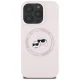 Karl Lagerfeld Silicone Double Heads And Circle MagSafe Phone Case Cover iPhone 16 Pro Max Pink