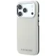Karl Lagerfeld Grained Elongated Logo MagSafe Case for iPhone 17 / 18 Pro Max - Beige