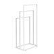 Modernhome Freestanding Towel Stand, 3 Tiers, White